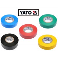 Электроизоляционная лента ПВХ 15 мм х 20 м х 0,13 мм (разные цвета) (YATO)